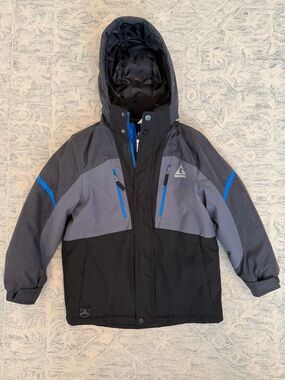 Gerry Kids 2 in 1 Waterproof Hooded Winter Ski Snowboard Jacket with Puffer
